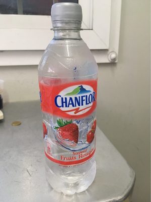 Eau de source aromatisée aux fruits rouges